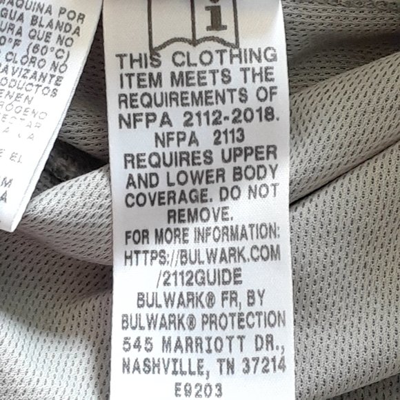Bulwark iQ Series Comfort Knit Men's FR Henley Gray Size XXL - Picture 16 of 16